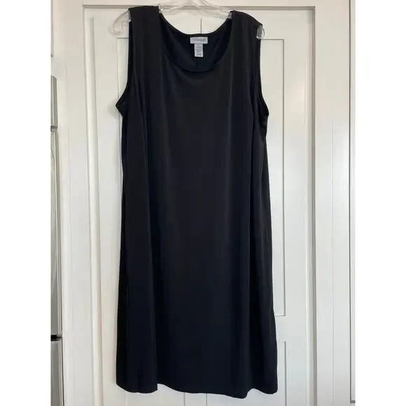 Catherine's Blk shift dress with floral jacket 2X 22/24W separates NWT - Picture 3 of 14